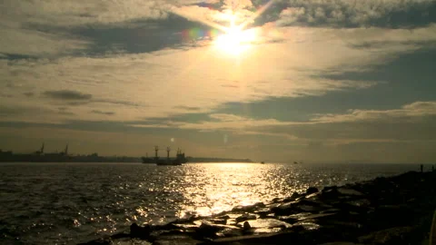 Sun and Sea Video stock 327569789