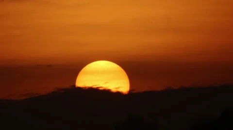 Sun and sea, timelaps Video stock 1101808