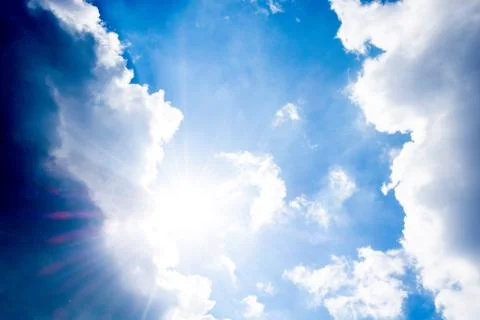 Sun and sky Stock Photos