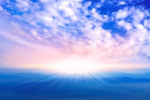 Sun and sky Stock Photos