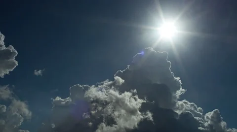 Sun and sun rays Video stock 49623030