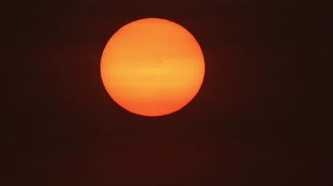 Sun and sun-spots real time Stock Footage 51961414