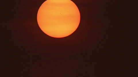 Sun and sun-spots time-lapse Stock Footage 51961297