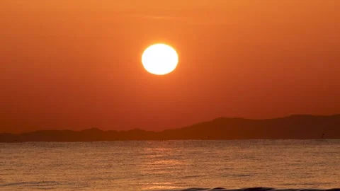 Sun and Waves Stock Footage 241652255