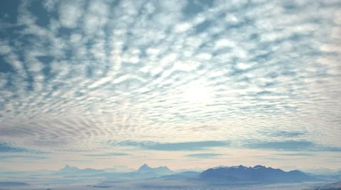 The sun appears from behind the clouds Video stock 47086578