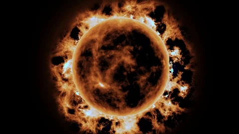 Sun Atmosphere Animation Stock Footage 89368943