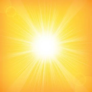 Sun background Stock Illustration