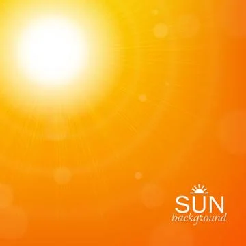 Sun background Stock Illustration