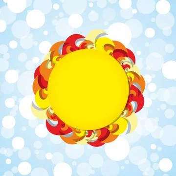 Sun Background Stock Illustration