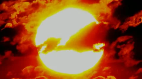 Sun background time lapse Stock Footage 11250878