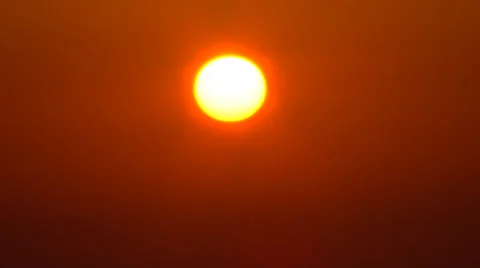 Sun baking radiation during the hot summer Stock Footage 38322353