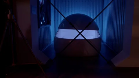 Sun bath solarium Stock Footage 252362787