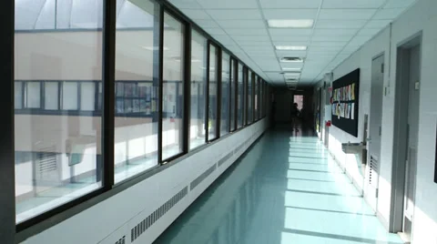 Sun bathed Hallway Stock Footage 32105665