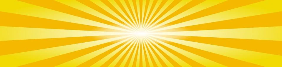 Sun Beam or Solar vector symbol. Stock Illustration