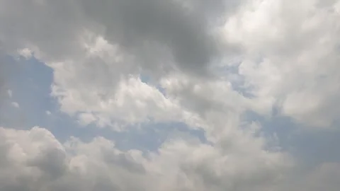 Sun Beams Shining  fast Moving Dramatic White Clouds - Hope Concept Stock Footage 242739027
