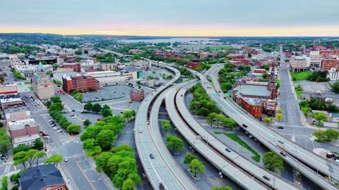 Sun Begins - Syracuse, NY Stock Footage 336438359