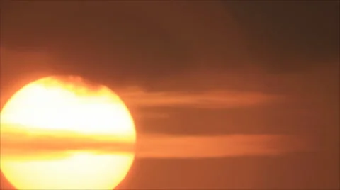 Sun behind clouds Stock Footage 49657812