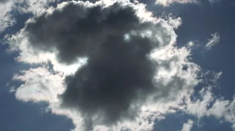 Sun behind the Clouds Stock Footage 51213679