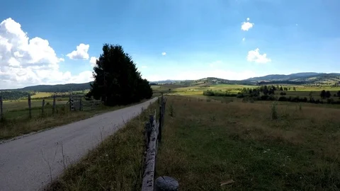 Sun behind the clouds  库存影片 78196405