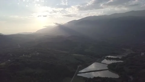 The sun breaks through the cloud. Stock Footage 148656228