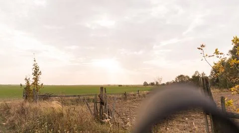 The sun breaks through the clouds Stock Photos