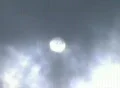 Sun Breaks Through Snow Clouds SD Footage