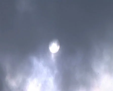 Sun Breaks Through Snow Clouds Stock-Footage 2872330