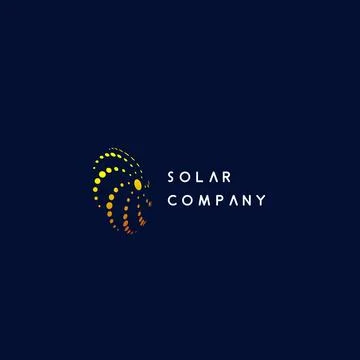 Sun bright solar shine gradient company business logo design illustration. Stock Illustration
