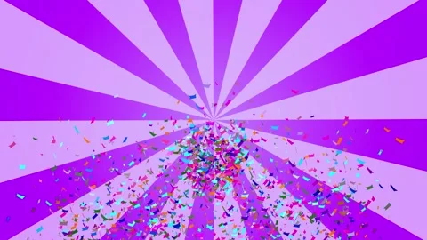 Sun brush confetti background gradient background animation party celebrati.. Stock Footage 254463933