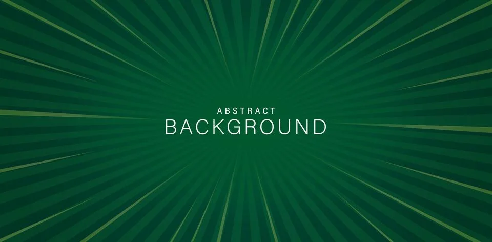 Sun Brust gradient green background Stock Illustration