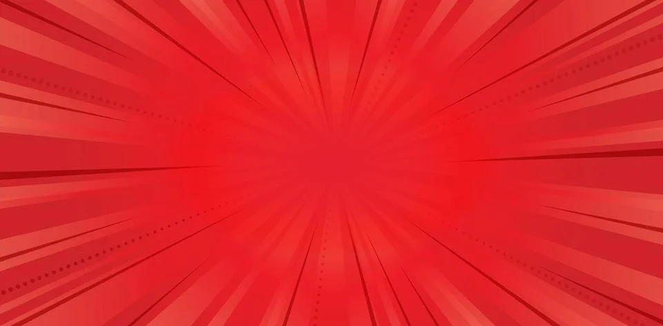 Sun brust gradient red background Stock Illustration