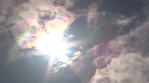 Sun Burning Through Ozone Timelapse Video stock 37345788