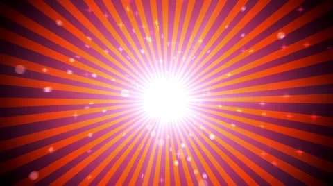 Sun Burst Background 5 - HD1080 Video stock 8927042