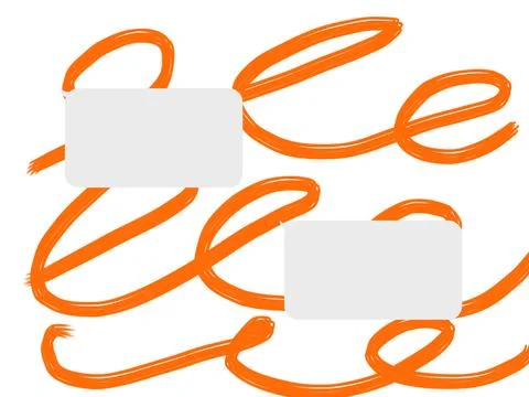Sun burst background with orange loups across wallpaper with text boxes Stock Illustration