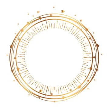 Sun burst frame icon Illustrazione stock
