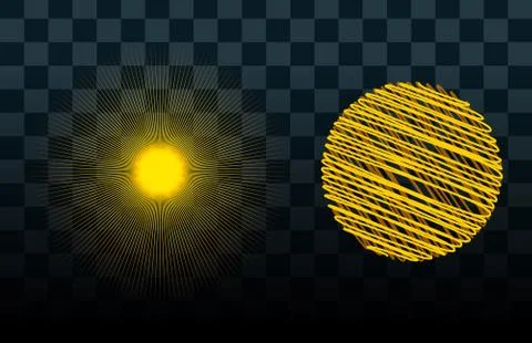 Sun burst star icon set vector illustration summer isolated nature shine Ilustração Stock