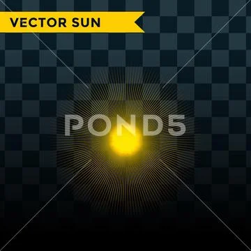 Sun burst star icon vector illustration summer isolated nature shine sunlight Stock Illustration