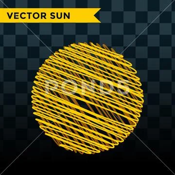Sun burst star icon vector illustration summer isolated nature shine sunlight Stock Illustration