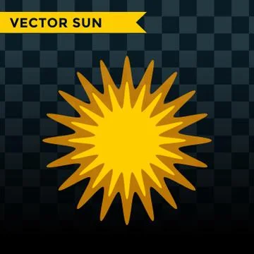 Sun burst star icon vector illustration summer isolated nature shine sunlight Ilustração Stock