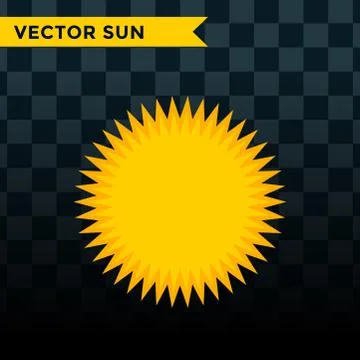 Sun burst star icon vector illustration summer isolated nature shine sunlight Ilustração Stock