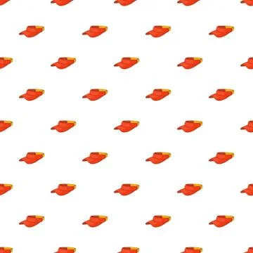 Sun cap pattern, cartoon style Stock Illustration