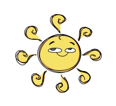 Sun Cartoon Stock Illustration