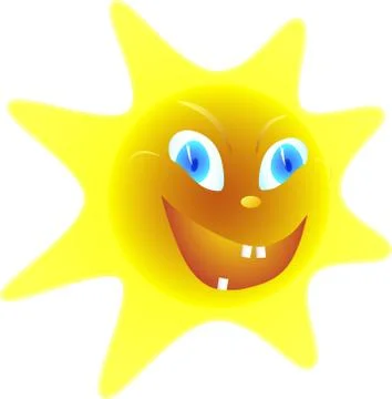 Sun-child Stock Illustration