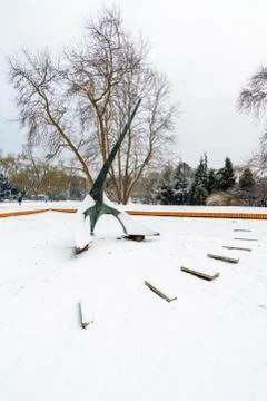 Sun clock in VArna Stock Photos