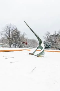 Sun clock in VArna Stock Photos