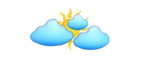 Sun closed by clouds Stock Footage 42330494