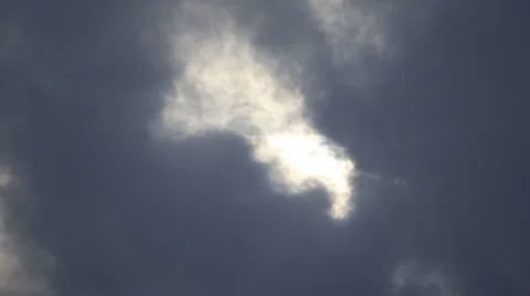 Sun closed dark smoke Stock Footage 46377391
