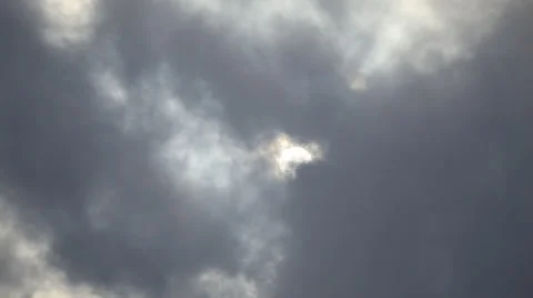 Sun closed dark smoke, timelaps Stock Footage 46378668