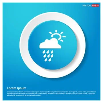 Sun Cloud Icon Stock Illustration