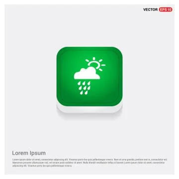 Sun Cloud Icon Stock Illustration